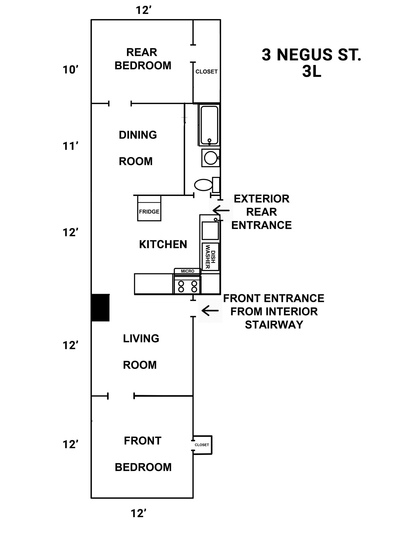 Floor plan — 3 Negus St, Unit 3L